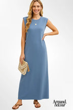 Mia | Vestido largo y fluido Azul / S