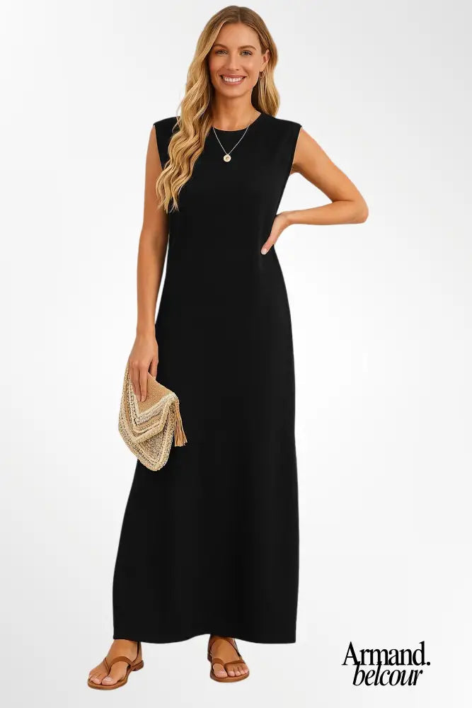 Mia | Vestido largo y fluido Negro / S