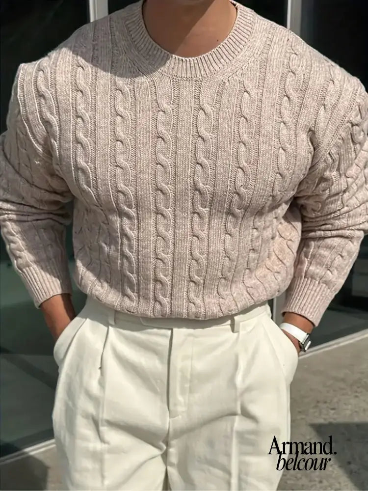 Miguel | Suéter informal de punto de manga larga