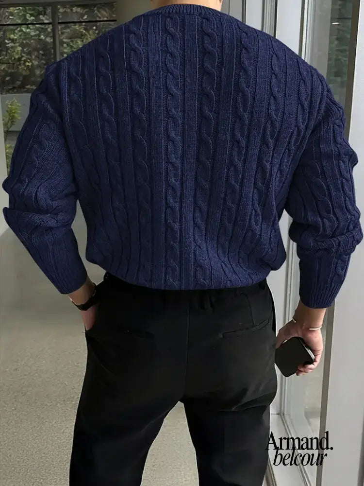 Miguel | Suéter informal de punto de manga larga