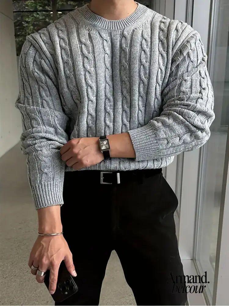 Miguel | Suéter informal de punto de manga larga