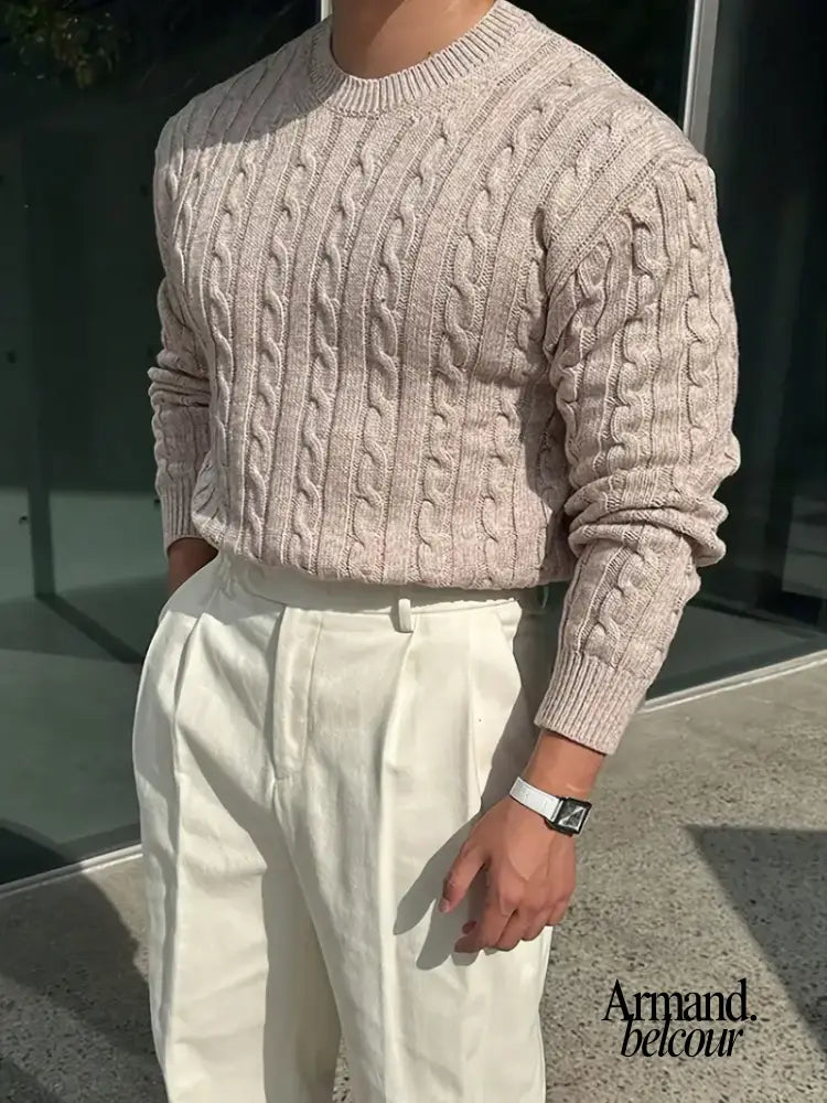 Miguel | Suéter informal de punto de manga larga
