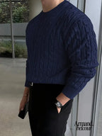 Miguel | Suéter informal de punto de manga larga