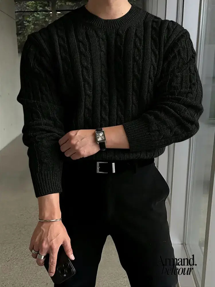 Miguel | Suéter informal de punto de manga larga