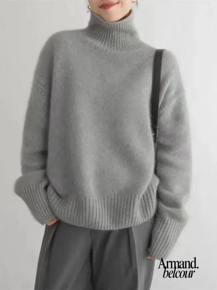 Mónica | Cuello alto de cachemir donna