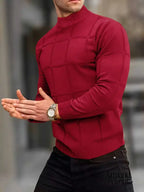 Nacho | Suéter cómodo de punto Rojo / S