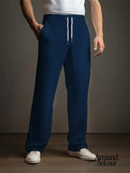 Naldo | Pantalones casuales con bolsillos laterales Azul / M