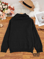 Natalia | Suéter de punto con bolsillo tipo canguro