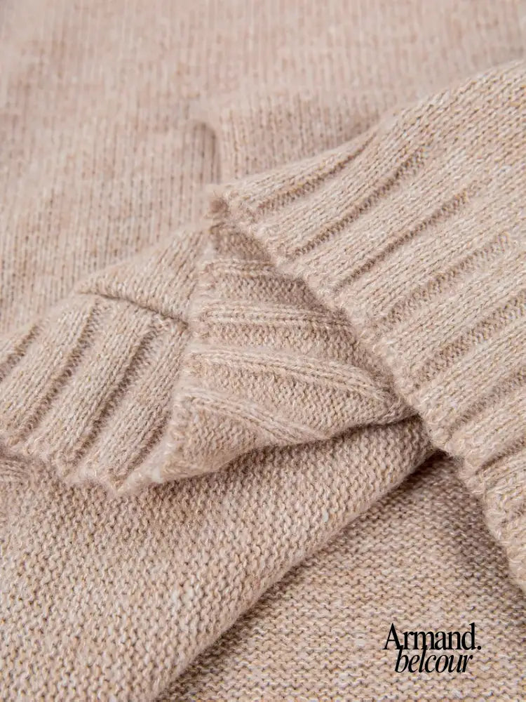 Natalia | Suéter de punto con bolsillo tipo canguro