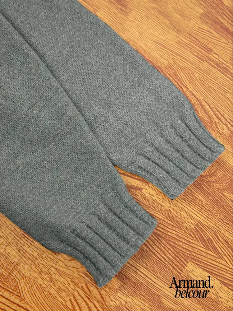 Natalia | Suéter de punto con bolsillo tipo canguro