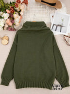 Natalia | Suéter de punto con bolsillo tipo canguro