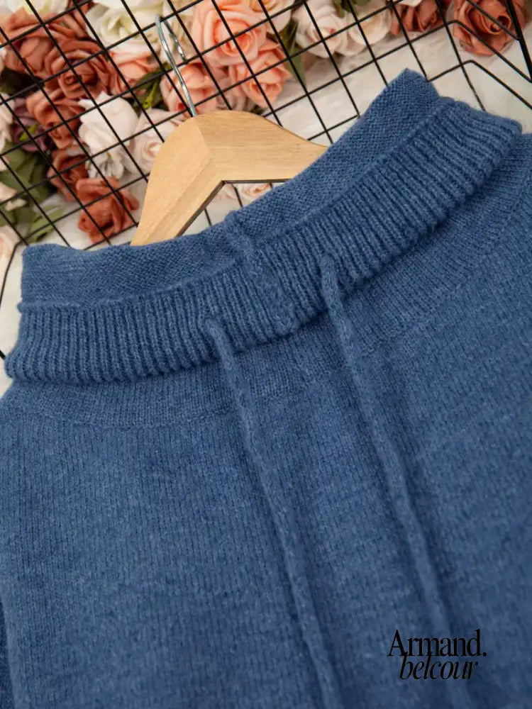 Natalia | Suéter de punto con bolsillo tipo canguro
