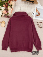 Natalia | Suéter de punto con bolsillo tipo canguro