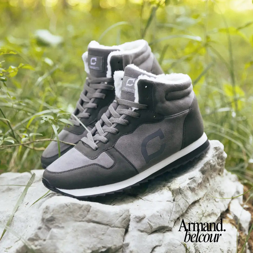 Nerea - Botas de nieve de piel ligeras y cálidas