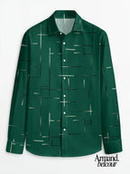 Nerio | Camisa de manga larga con estampado geométrico