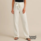 Noelia | Pantalón de lino ligero y con caída fluida.