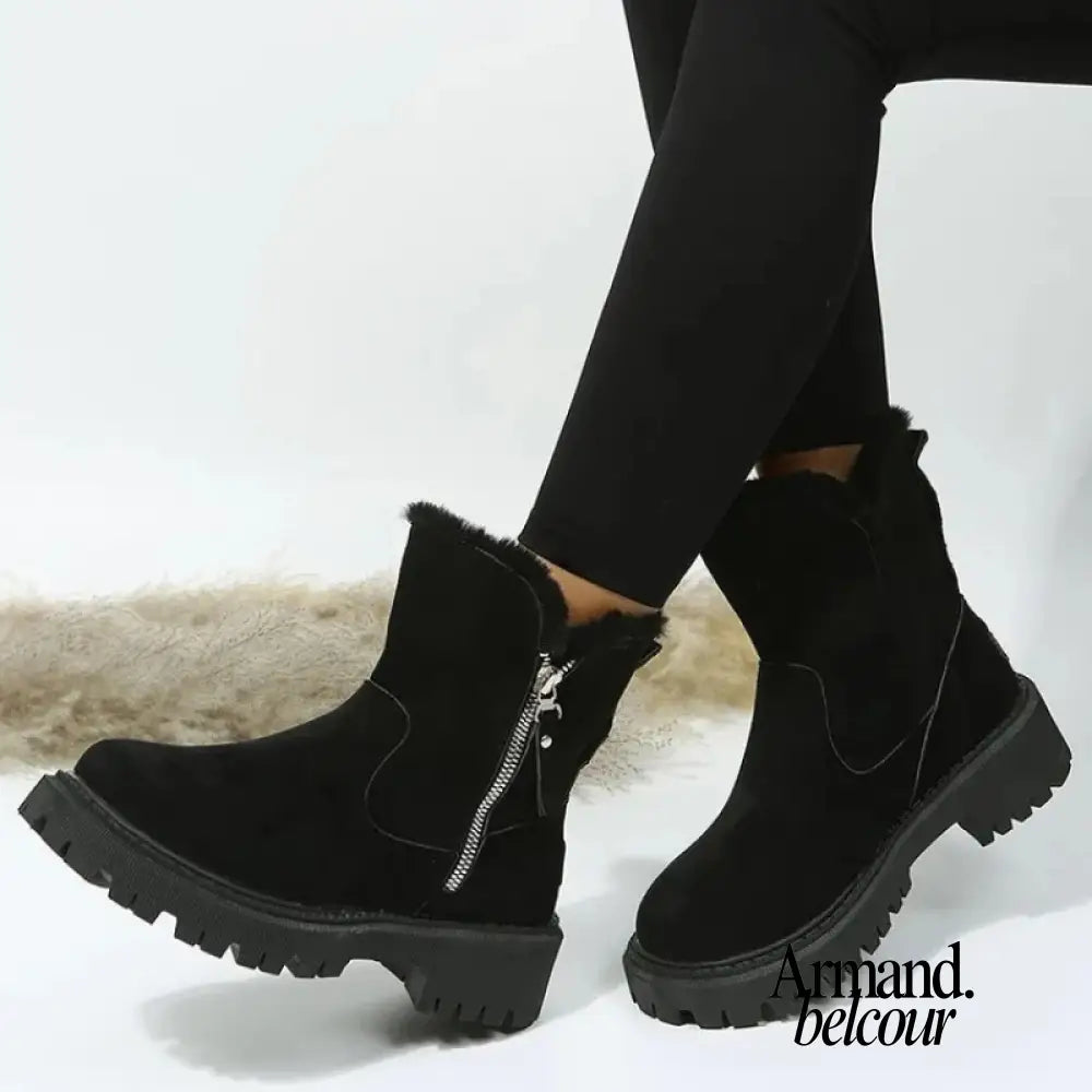 Noria | Comfortabele warme winterlaarzen Negro / 36