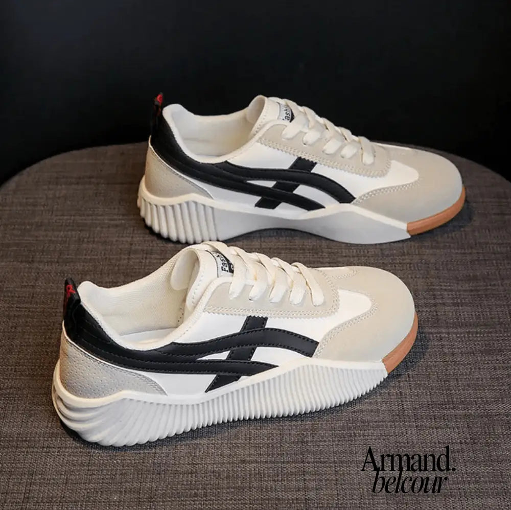 Nyla - Zapatos casual de mujer Negro/Blanco / 35