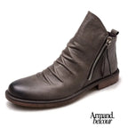 Olly | Botas Chelsea de piel Gris / 39