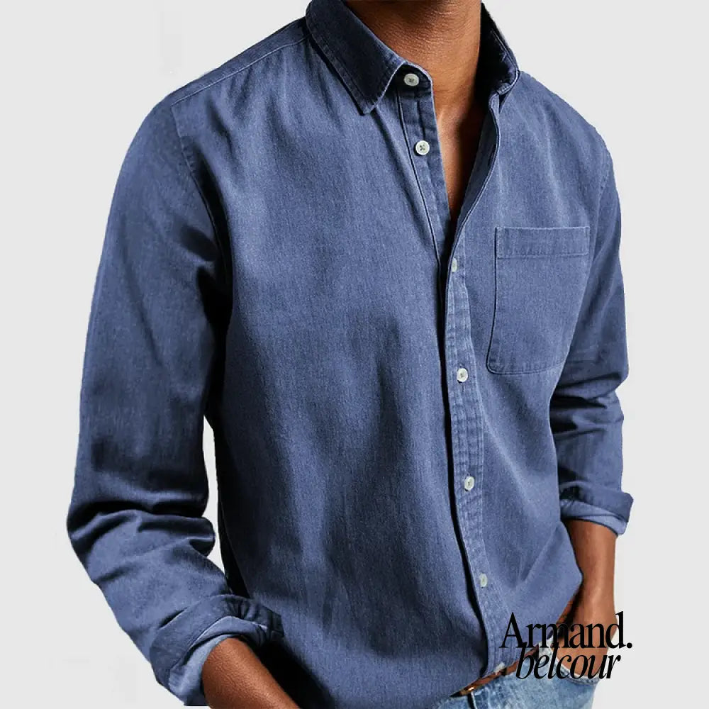 Pablo | Camisa casual premium Blauw / S