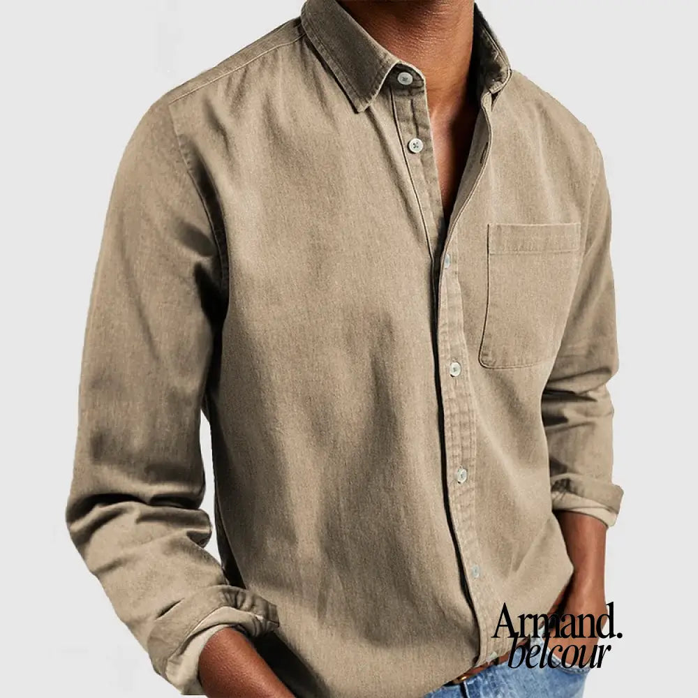 Pablo | Camisa casual premium Khaki / S