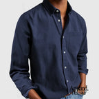 Pablo | Camisa casual premium Marineblauw / S