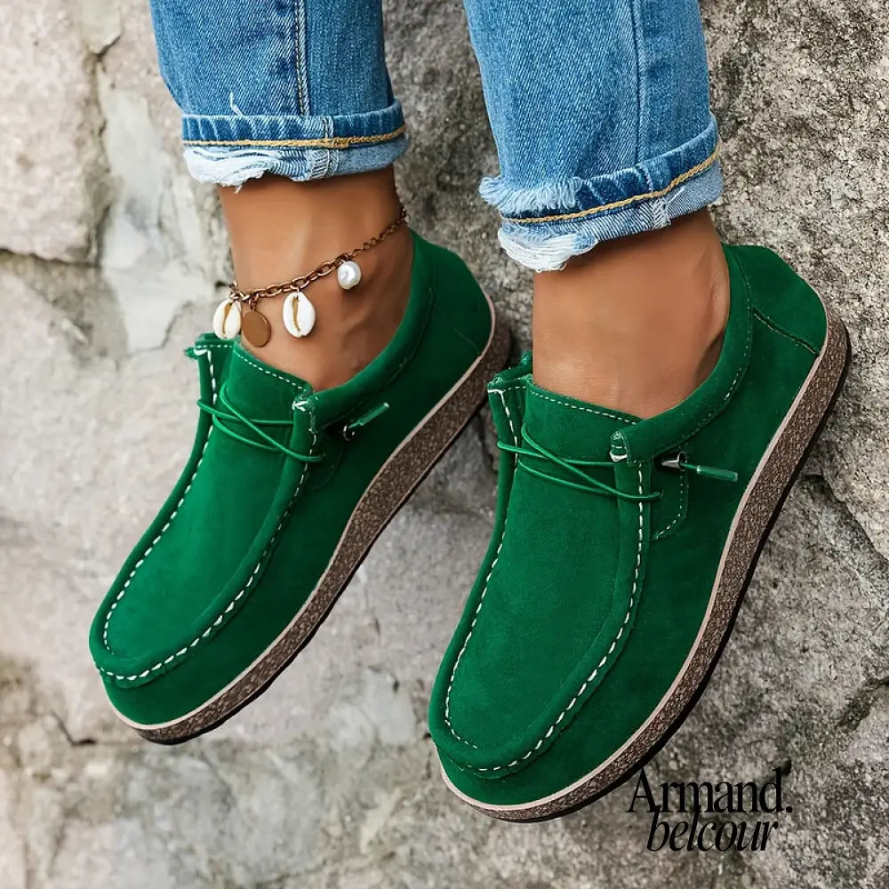 Patricia | Zapatos cómodos antideslizantes Verde / 35
