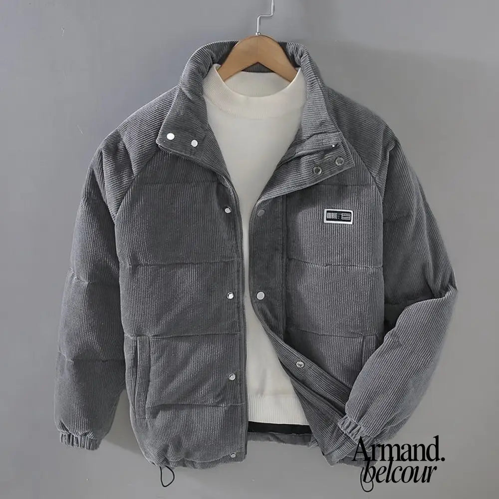 Percy | Chaqueta de pana unisex Gris / S Coats & Jackets