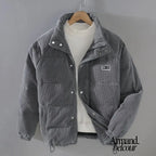 Percy | Chaqueta de pana unisex Gris / S Coats & Jackets