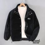 Percy | Chaqueta de pana unisex Negro / S Coats & Jackets