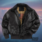 Rafael | Chaqueta de Piel Clásica Negro / S