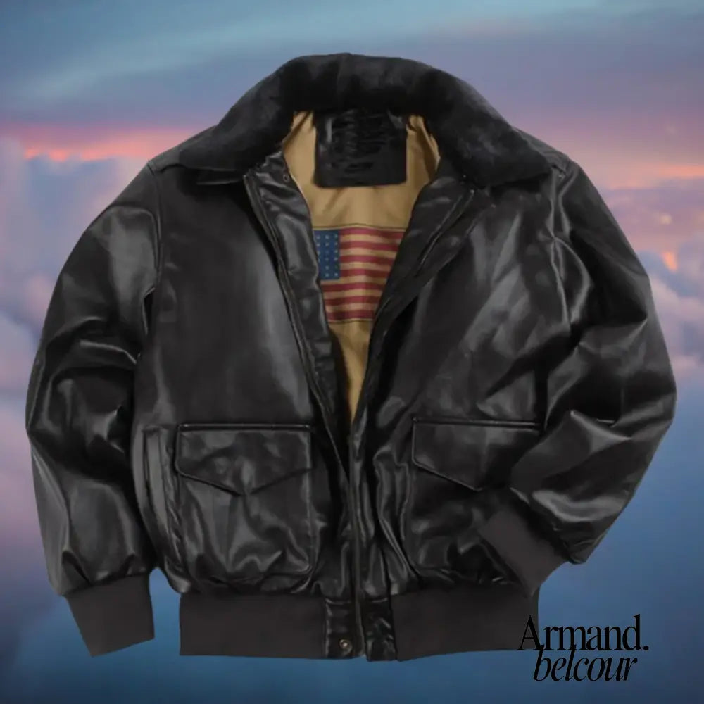 Rafael | Chaqueta de Piel Clásica Negro / S