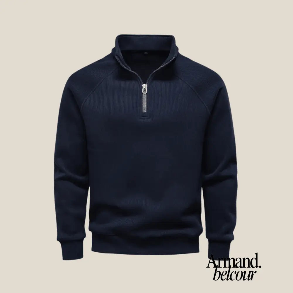 Renaud | Suéter para hombre de alta calidad para una elegancia atemporal Azul marino / S