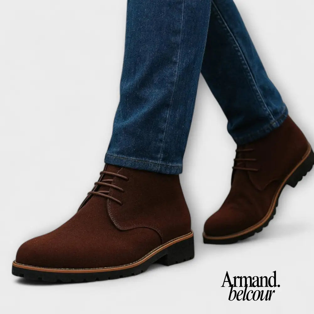 Robin | Botas de ante con cordones