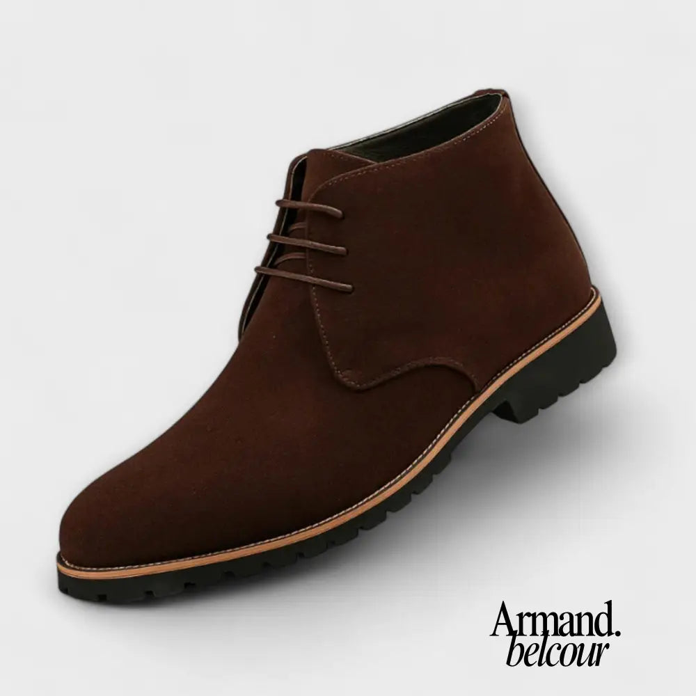 Robin | Botas de ante con cordones Marrón / 38