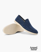 Salvador | Mocasines de alta calidad Blu Marino / 39 Mocasines