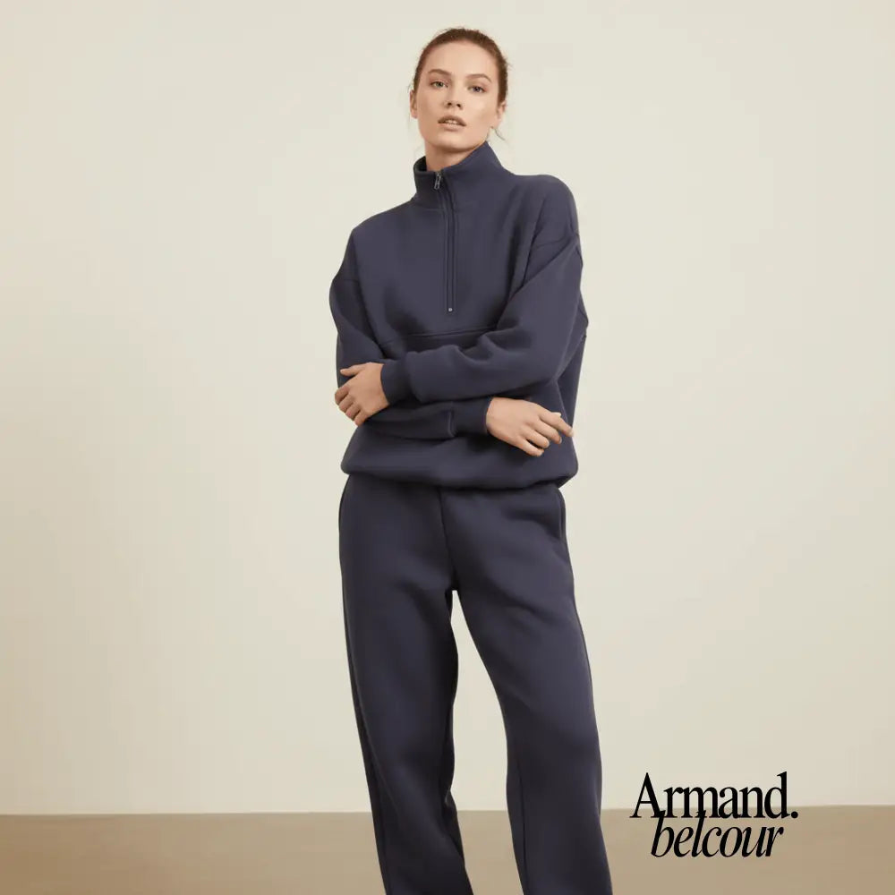 Samantha | Conjunto cómodo moderno para mujer Azul / S