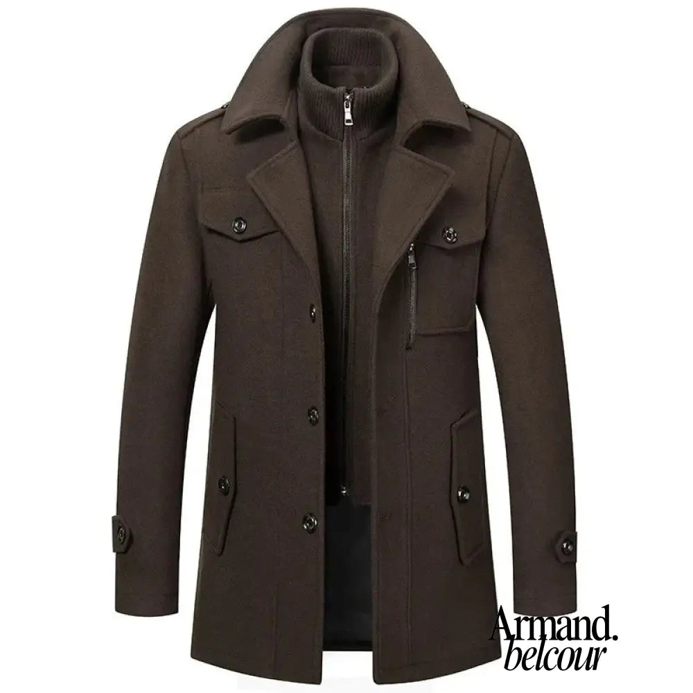 Tomás | Abrigo de invierno de dos piezas Café / M