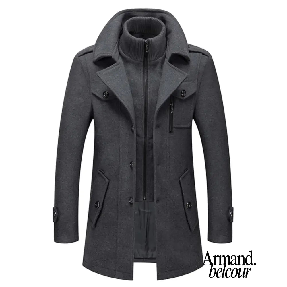 Tomás | Abrigo de invierno de dos piezas Gris / M