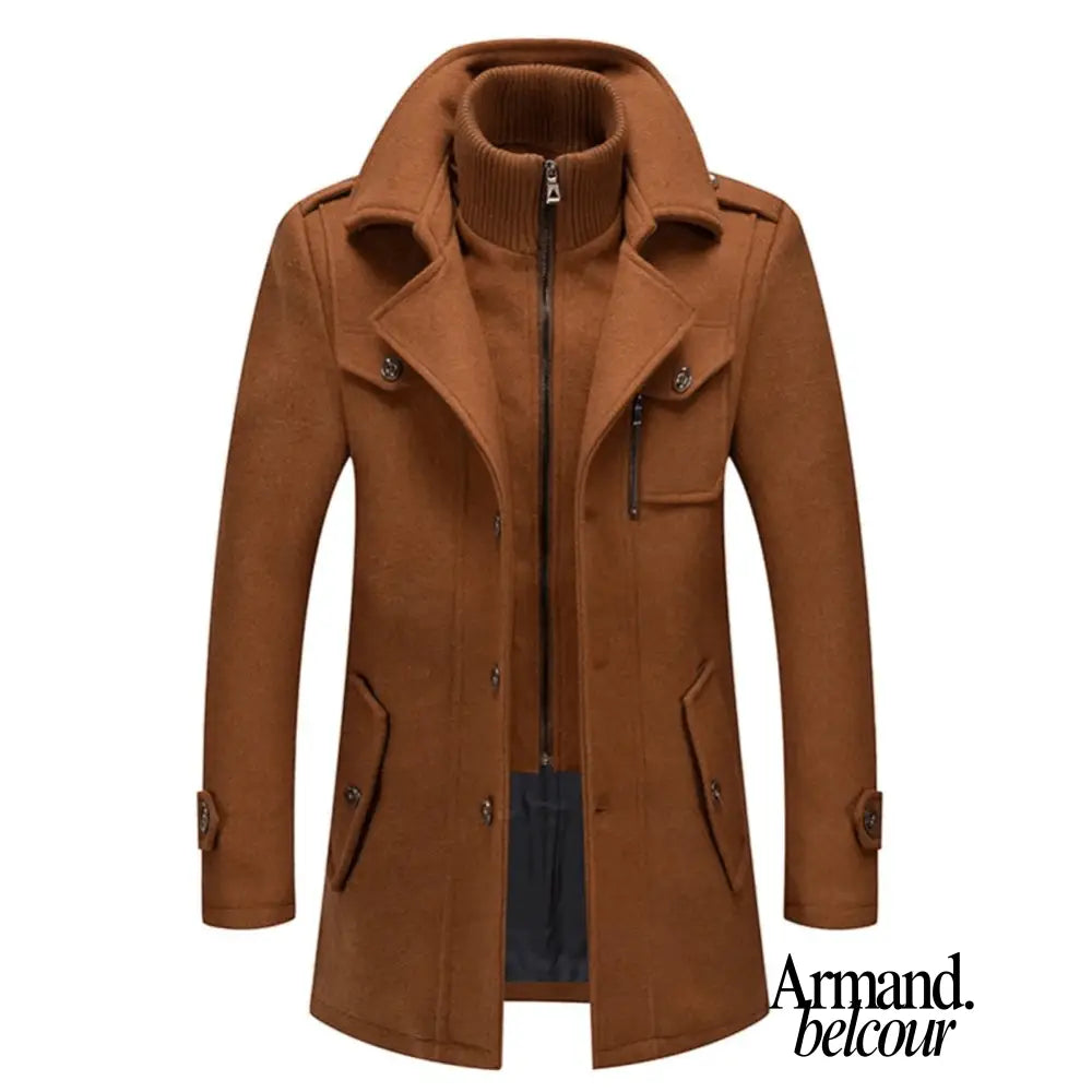 Tomás | Abrigo de invierno de dos piezas Marrón / M