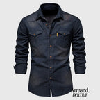 Toronto | Camisa estilo vaquero de alta calidad Azul / S