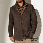 Vicente | Chaqueta informal de estilo vintage Marrón Oscuro / S