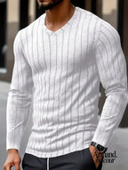 Zama | Camiseta casual de manga larga Blanco / S