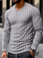 Zama | Camiseta casual de manga larga Gris / S